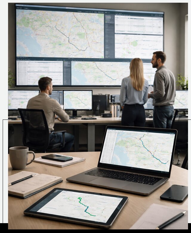 Трекинг грузов и Fleet Management, мониторинг автопарка в Конаково