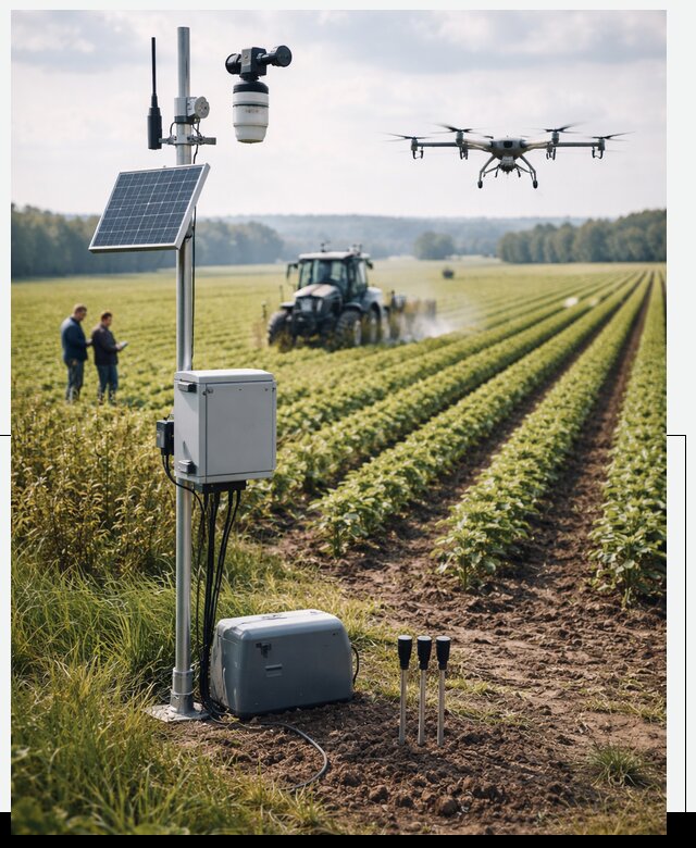 Разработка IoT мониторинга полей в Конаково от 8616 р. | АвикейКнк